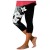 Mallas de Yoga Estampadas Pantalones de Yoga Transfronterizos Europeos y Americanos Pantalones Cortos Ajustados para Mujer Estación Independiente Comercio Exterior Amazon