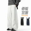 Pantalones de registro de algodón elástico de venta caliente para otoño, pantalones con remaches, nuevos pantalones de trabajo funcionales para hombre