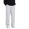 Suministro Exclusivo Transfronterizo de Pantalones de Chándal Grises para Hombre, Marca de Moda, Corte Recto Holgado, Temporada de Primavera y Otoño, Caída Suave, Versátil, Pantalones Largos Deportivos Casuales para Hombre