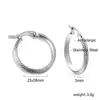 Pendientes Clásicos Europeos y Americanos en Forma de C Transfronterizos, Pendientes Metálicos Creativos de Estilo Fresco de Moda Personalizados, Pendientes de Acero Inoxidable para Mujer