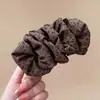 Pinza para Cola de Cabello con Pliegues de Burbuja y Estampado de Leopardo, Pinza Banana Esponjosa para la Parte Posterior de la Cabeza para Mostrar Volumen del Cabello, Pinza Vertical para Cabello Semirecogido, Pinza Giratoria y Horizontal