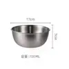 Cuenca de Acero Inoxidable para Salah Cuenca de Huevo Estilo Coreano para el Hogar Cuenca para Hornear y Facial con Báscula Tazón para el Hogar Cuenca para Cocinar Cuenco para Mezclar