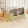 Caixa de armazenamento de livros sob a mesa prateleira de armazenamento de mochilas rodízios caixa de livros móvel estante de livros de mesa artefato de colocação de livros