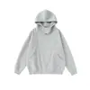 Moletom com Capuz Cardigan Jaqueta Pesado Design Retrô Americano High Street Zíper Duplo Irregular Masculino e Feminino Primavera Outono Tendência