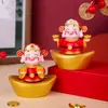 Buena Suerte Dios de la Riqueza Adelante Riqueza Adornos Creativos Lindos Dios de la Riqueza Decoración de Escritorio de Oficina Muñeca de Caja Sorpresa Regalo Festivo