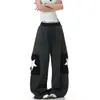 Pantalones casuales retro americanos para hombres y mujeres, nuevo estilo otoño 2026, holgados, adelgazantes, versátiles, de pierna recta, pierna ancha, deportivos, modernos