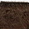 Pelaje lavable que repele el agua pelaje alfombrilla decorativa tela fondo de tela tela de pelo largo lana de playa rollo muñeca juguete de bricolaje materiales de accesorios