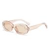 2024 Oval Frame Diamond-incrustado Moda Óculos de Sol Europeus e Americanos Hip-hop Trendy Niche Óculos de Sol para Homens e Mulheres
