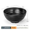 Vajilla de melamina A5 plato para olla caliente negro creativo plato para barbacoa barbacoa imitación porcelana plato rectangular para carne tazón comercial