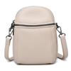 Bolso de Cuero Genuino Bolso para Teléfono Móvil de Mujer 2024 Nuevo Bolso Bandolera de Hombro Mini Bolso Vertical Nicho Cuero Vacuno Bolso de Mujer Bolso Pequeño
