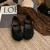 Zapatos para aumentar la altura de diseño petite con lazo, punta poco profunda, nuevo estilo primavera/otoño, suaves y elásticos, perfectos para combinar con vestidos, zapatos de mujer muy elegantes