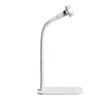 Soporte de luz para arte de uñas con cuello de cisne flexible, soporte de escritorio, lámpara de terapia de luz de mano, herramienta de lámpara de secado, gadget manos libres