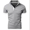 2024 Comercio electrónico transfronterizo europeo y americano verano hombres casual de negocios camiseta de manga corta tops moda popular polo