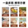 Caja de Almuerzo Desechable Papel Kraft Rectangular Caja de Empaque para Llevar Comida Rápida Caja de Almuerzo para Picnic Ecológica Bento Caja para Frutas