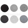 Utensílios de Mesa Estilo Nórdico Jogo Americano de Gaze de Algodão Porta-copos Redondo Trançado Tapete Isolante Térmico Tapete para Panela Doméstico Tapete Decorativo Tapete para Mesa de Centro