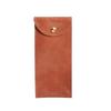 Bolsa de Couro Macio Vintage para Óculos Bolsa Simples Portátil de Couro para Óculos de Sol Armazenamento de Óculos para Presbiopia Estojo de Couro