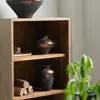 Vaso Cerâmico Zen Retrô Jingdezhen Arranjo de Flores Decorações Florais Hidropônicas Sala de Estar Doméstica Cerâmica Grossa Enfeites Artesanais