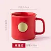 Taza de cerámica con patrón de LOGOTIPO personalizado, promoción empresarial, regalo personalizado, taza publicitaria, taza creativa para té con leche y café