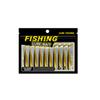 Cebo Luya Peces Pequeños Pata de Pato t Cola Cebo Blando 5.5/6.5cm Patrón de Escamas de Pez Pata de Pato Gusano Blando Cebo Falso Boca Torcida Pesca de Lubina y Pez Mandarín