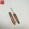 Cuchara para Cavar Orejas Guibao Rojo Myanmar Huali Madera Maciza Limpiador de Oídos Cuchara de Oreja Pequeña y Conveniente Sándalo Púrpura