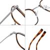 Gafas planas de aleación TR con espejo plano y antiluz azul retro de moda, venta al por mayor, para hombres y mujeres con miopía.