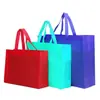 Bolsa de tela no tejida para hacer bolsa de compras bolsa de regalo publicitaria bolsa no tejida tridimensional producción en stock