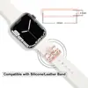 Correa de Silicona Universal para Apple Watch Anillo con Decoración de Flores para Apple Watch