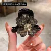 Moda High-End Sentido Flor de Trevo Diamante Presilha de Garra Celebridade da Internet Luxo Leve Metade do Cabelo Presilha de Traseira Nova Estilo Presilha de Rabo de Cavalo para Mulheres
