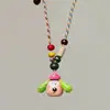 Collar con colgante de pez pequeño estilo vintage indiferente diseño de nicho sentido de diseño cadena de suéter estilo largo exquisito otoño e invierno