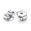 Joyería Yuanfan s925 plata esterlina accesorios para aretes con tope de oreja moda simple plata tapones para los oídos accesorios fabricantes mayoreo