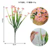 Explosões transfronteiriças 35cm5 garfo simulação pequena margarida pastoral adereços de fotografia ao ar livre decoração de interiores caixa de crisântemo selvagem
