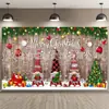 Nuevo Fondo de Tela Decoración para Fiestas Suministros Montaje Navidad Año Nuevo Fiesta Desechable Cumpleaños Lugar Decoración Set