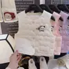 Nuevos chalecos de otoño e invierno para niños, chalecos de dibujos animados de panda y molino de viento para niños y niñas, chalecos versátiles y cálidos para bebés y niños pequeños