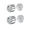 Pendientes Magnéticos de Clip Sin Perforaciones, Brazaletes para Orejas con Circonitas Brillantes, Clips para Cartílago de la Oreja, Tachuelas para Hélice, Accesorios Magnéticos para Orejas