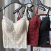 2025 Camisola Adelgazante Estilo Francés Sujetador Puro Deseo Integrado Delgado Belleza Mujer Espalda de Encaje Otoño Invierno 0 Taza Gratis Nuevo