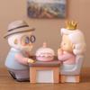 Adornos de lámpara pequeña creativa Zakka pareja de dibujos animados anciano anciana decoración de escritorio regalo aniversario de boda