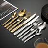 Vajilla de columna romana de acero inoxidable 304 transfronteriza, cuchillo y tenedor para carne, para hotel, hogar, postre, fruta, tenedor, cuchara de café