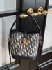 Bolso de Mano de Moda de Gama Alta para Mujer 2023 Nuevo Otoño e Invierno Retro Casual Bolso Cubo Diseño de Nicho Bolso de Hombro