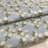 Tela jacquard floral Mori azul claro flor pequeña fresco primavera y otoño vestido bolsos tela jacquard teñida en hilo