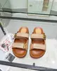 Sandalias Nuevas para Pareja Marca G 2025 con Velcro, Zapatos Individuales Versátiles con Pedrería, Mocasines Romanos de Playa de Suela Gruesa a la Moda