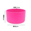 Copo de Água Capa Antiderrapante Capa Inferior de Borracha Copo de Vidro Isolamento Capa de Silicone Transfronteiriça 7,5cm9cm Capa de Copo de Silicone Universal