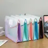 Bolsa Organizadora Colorida de Grande Capacidade Fc para Contrato de Escritório, Informações, Papéis de Teste de Estudante, Bolsa de Armazenamento Impermeável, Bolsa com Botão