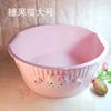 Lavabo pequeño de plástico para niños, ideal para lavar verduras, lavar la ropa, lavar el dormitorio de bebés y estudiantes, para mujeres.