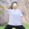 Nueva Uniforme de Tai Chi para Mujer Ropa de Práctica Bagua de Tai Chi 2025 Verano Camiseta de Manga Corta Tai Chi Superior para Hombre