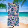 Toalla de Playa con Puntada Transfronteriza Europea y Americana, Toalla de Baño de Microfibra Clase A para Niños de Secado Rápido, Secado Rápido, Muy Absorbente, Toalla Grande