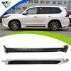 Adecuado para Lexus LX570 2016-2022 con luces LED estribos laterales estribos de entrada al coche