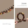 Diadema Ondulada Marrón para Mujer, Uso Diario, Antideslizante, con Dientes, para Lavarse la Cara, Accesorio para el Cabello