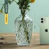Vaso Pequeno de Vidro Transparente Estilo Francês, Recipiente Hidropônico, Decoração de Luxo Tendência, Vaso para Arranjo de Flores na Sala de Estar