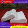 Fibra de bambu malha camada de ar camada de látex fronha de fornecimento bordado fronha de fibra branca única de bambu fronha de fibra