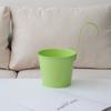 Maceta Colgante con Gancho Desmontable, Jardinera Colgante para Plantas Verdes, Cesta Colgante para Suculentas de Balcón, Cubo Colgante de Hierro para Montar en la Pared